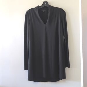Cos mini dress tunic long sleeve top raw hem size XS
